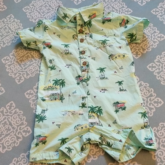 hawaiian baby boy outfit